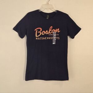 New Boston Massachusetts Short Sleeve Tee